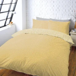 House Beautiful Small Geo Print Bedding Set - Double