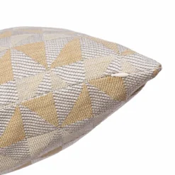 None Chenille Geo Cushion - Ochre -Curver Shop 12891730 1274880596457625