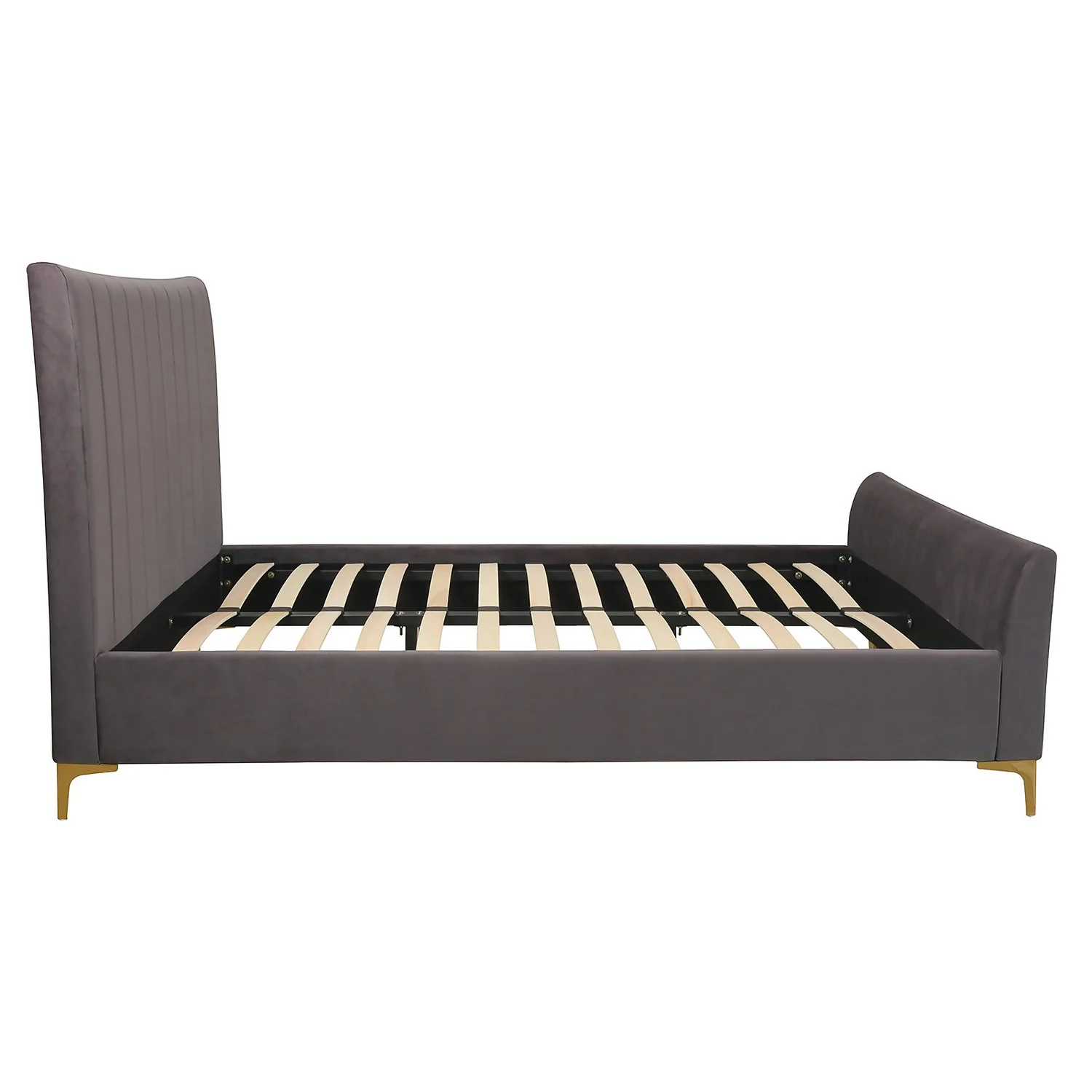 Donna Deco Double Bed - Grey 4 Donna Deco Double Bed - Grey - Image 4