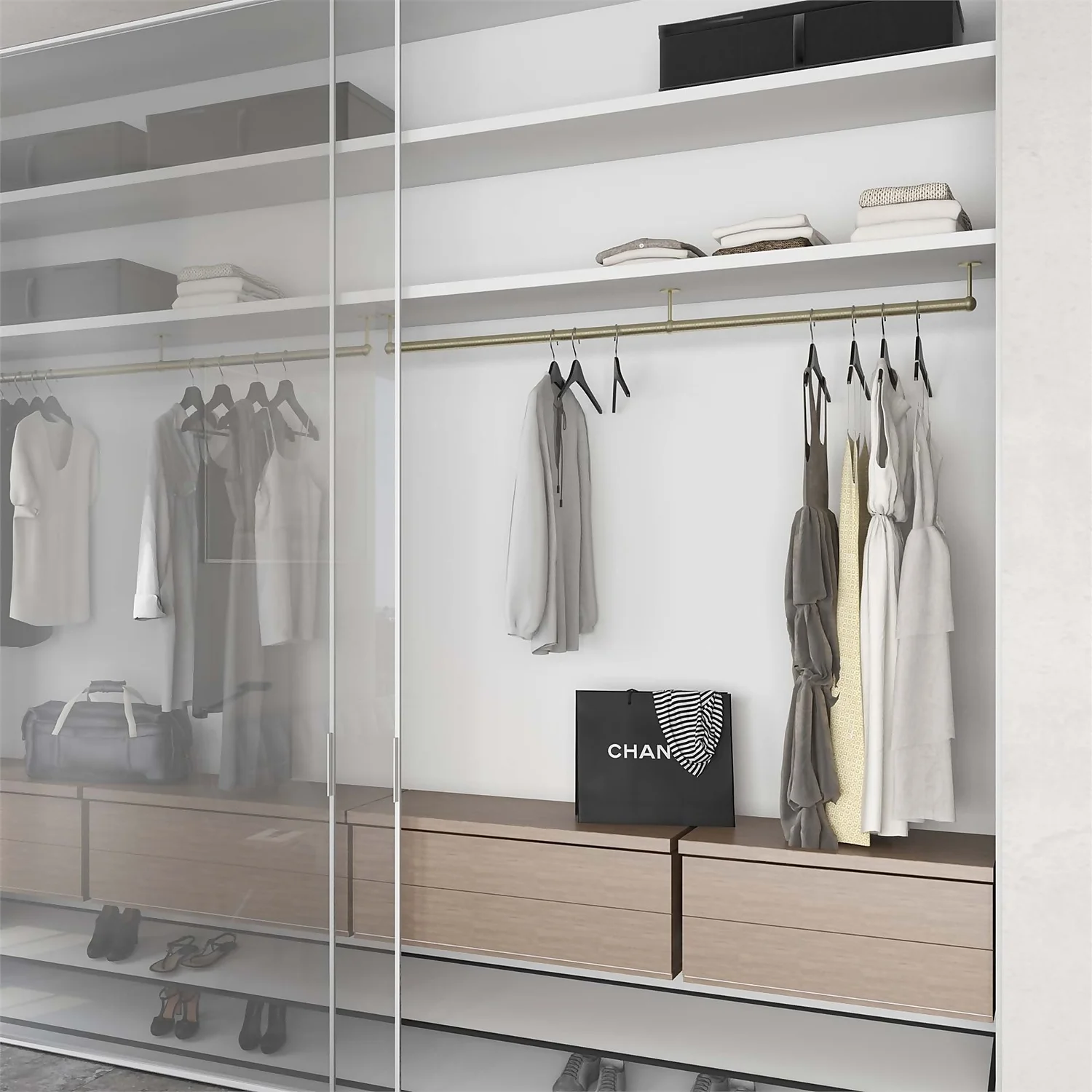 Antique Brass Tube - 1.8m 2 Antique Brass Tube - 1.8m - Image 2