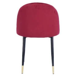 Illona Velvet Dining Chairs - Set Of 2 - Berry -Curver Shop 12906334 1534862758316802