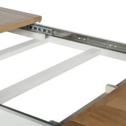 Westcott Oak Painted 8-10 Seat Extending Dining Table -Curver Shop 12914131 1254898205418002