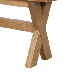 Hocombe Dining Bench - Oak -Curver Shop 12914675 1204933242050175