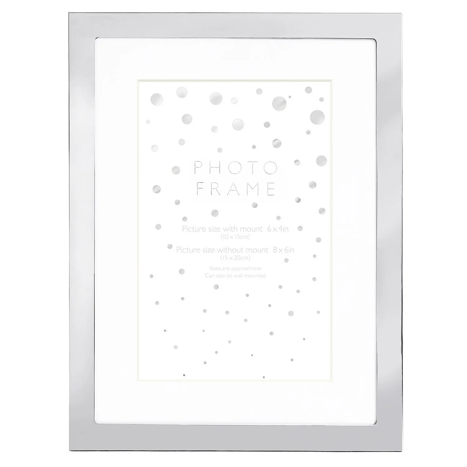 Elegant Metal Photo Frame 6x4 - Silver 1 Elegant Metal Photo Frame 6x4 - Silver