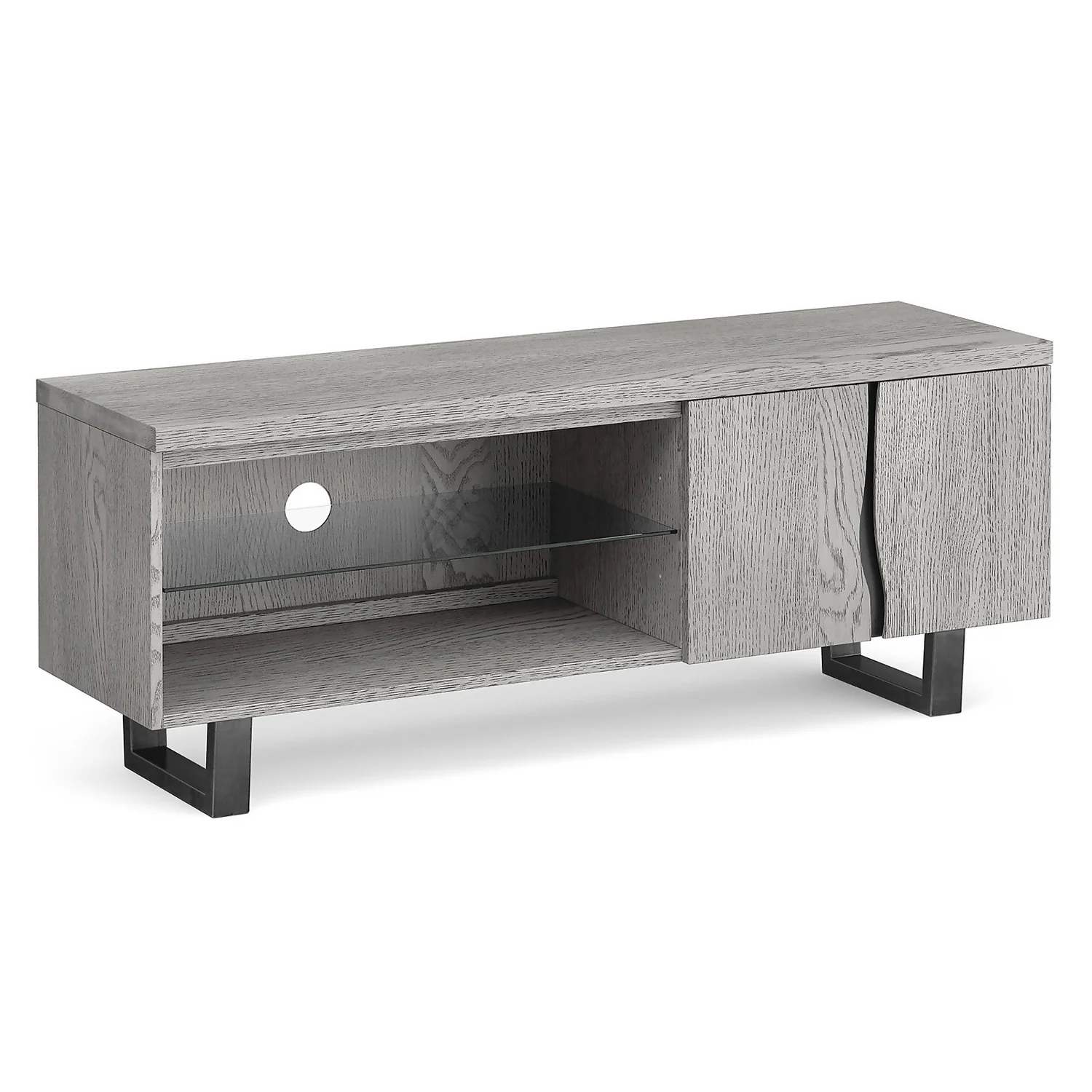 Dalston Grey Ash Wide TV Unit 1 Dalston Grey Ash Wide TV Unit