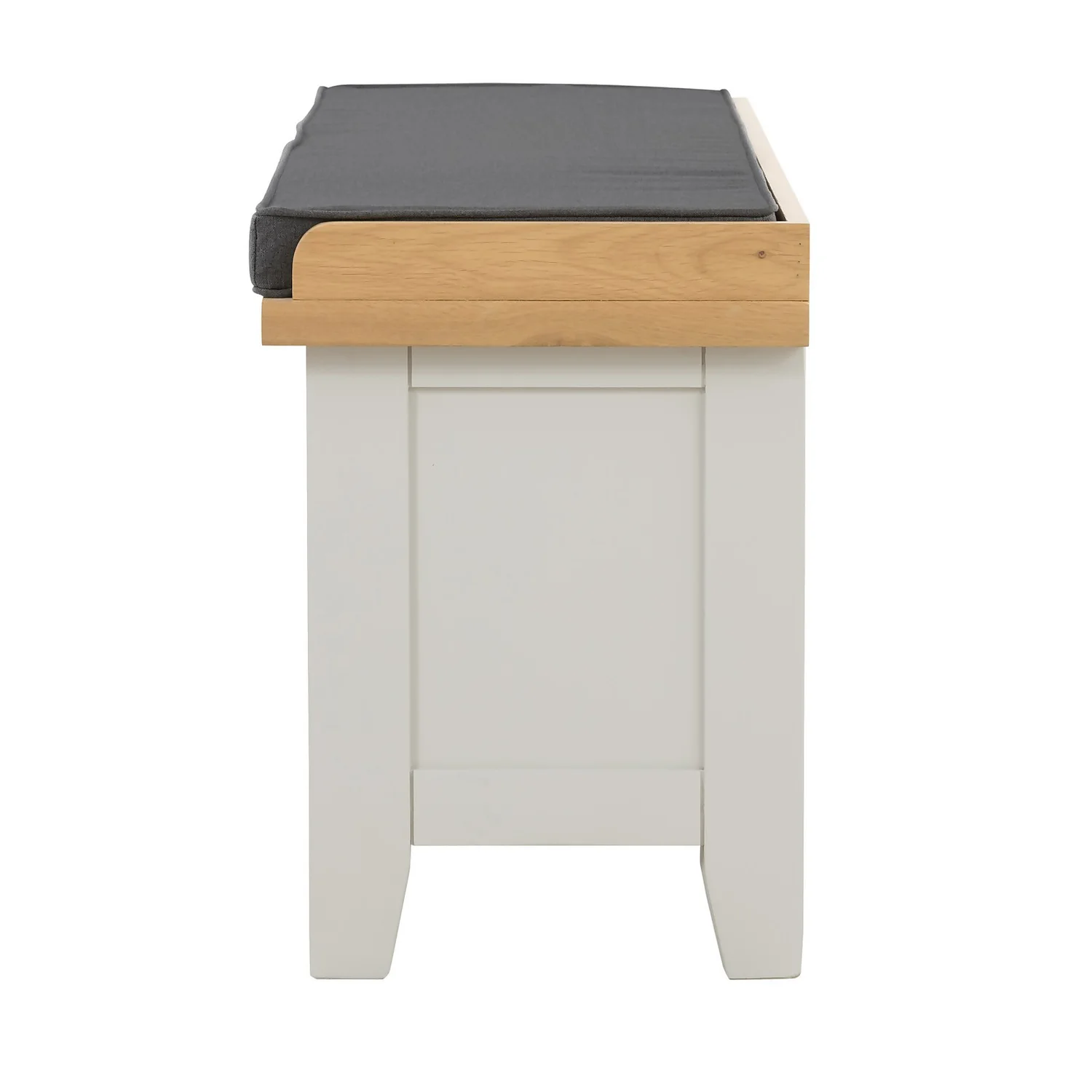 Ashstead Storage Bench - Oak & Ivory 5 Ashstead Storage Bench - Oak & Ivory - Image 5