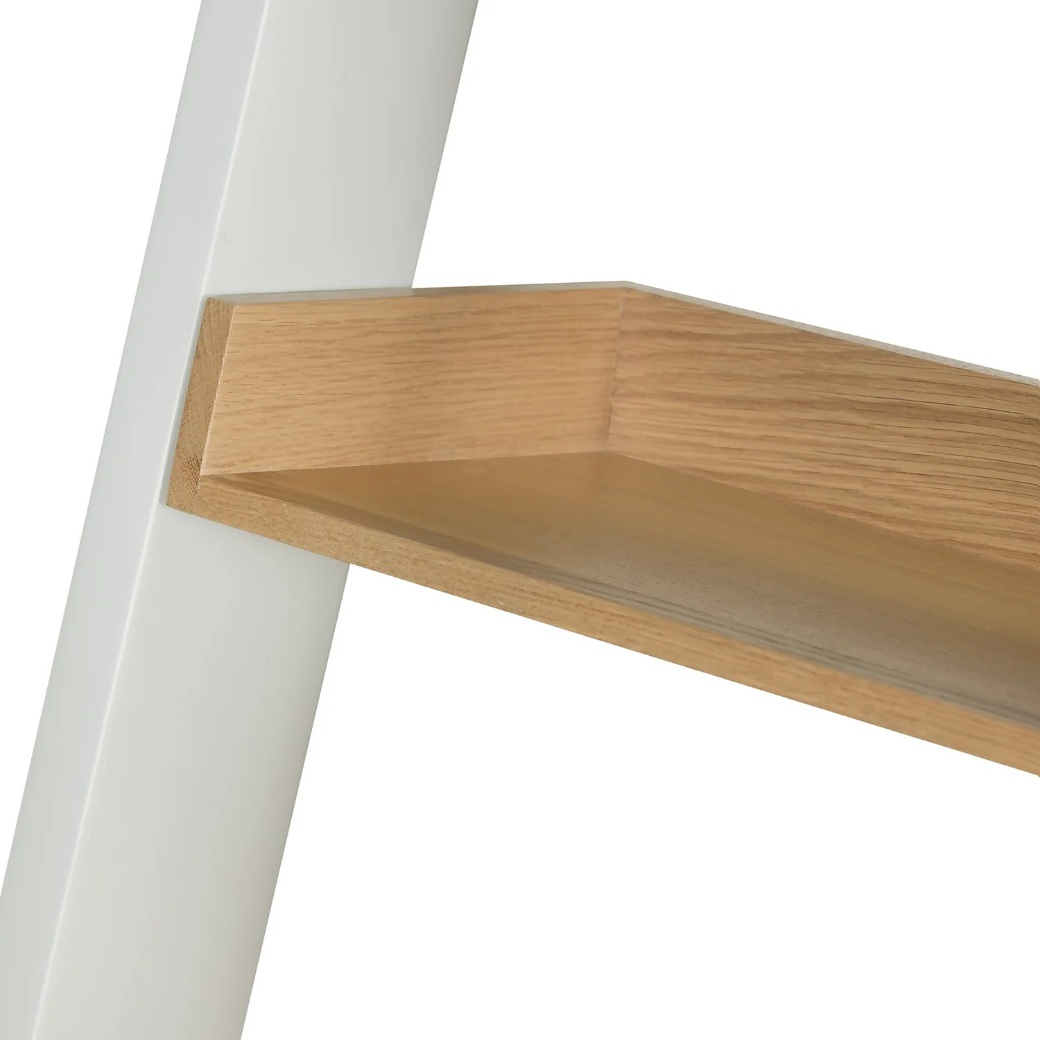Ashstead Ladder Shelf - Oak & Ivory 6 Ashstead Ladder Shelf - Oak & Ivory - Image 6