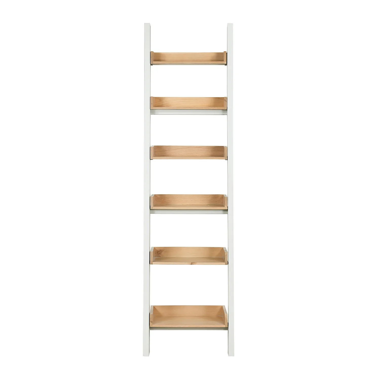 Ashstead Ladder Shelf - Oak & Ivory 3 Ashstead Ladder Shelf - Oak & Ivory - Image 3