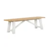 Ashstead Bench - Oak & Ivory