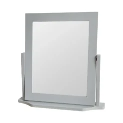 Square Dressing Table Mirror - Grey