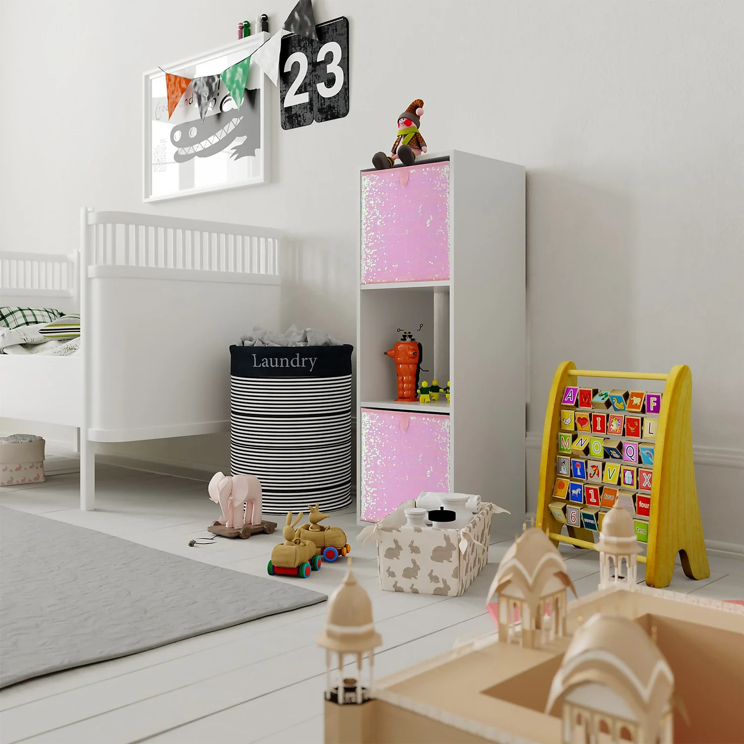 Living Elements Compact Cube Sequin Drawing Insert - Pink 2 Living Elements Compact Cube Sequin Drawing Insert - Pink - Image 2