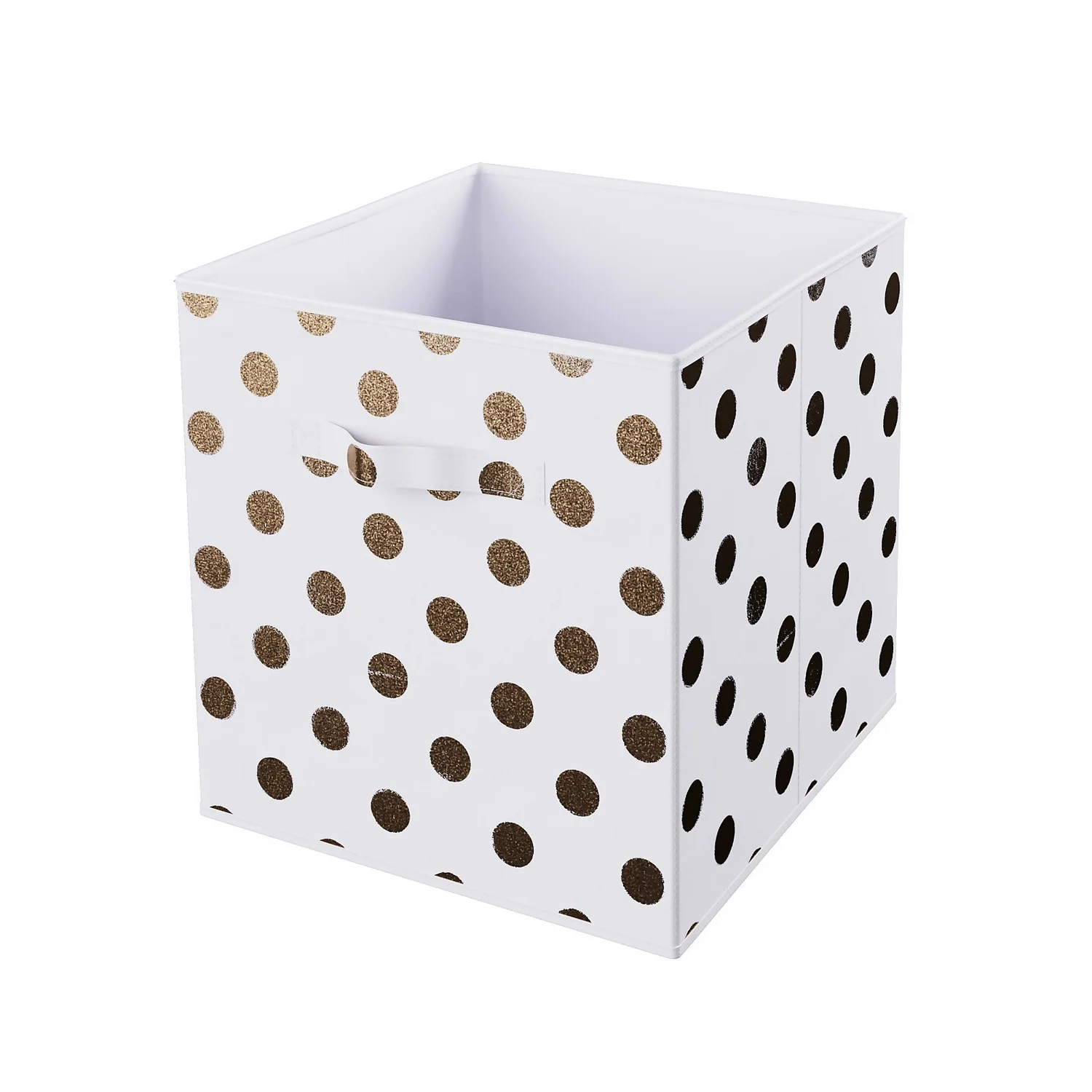 Living Elements Compact Cube Foil Spot Insert - White & Gold 1 Living Elements Compact Cube Foil Spot Insert - White & Gold