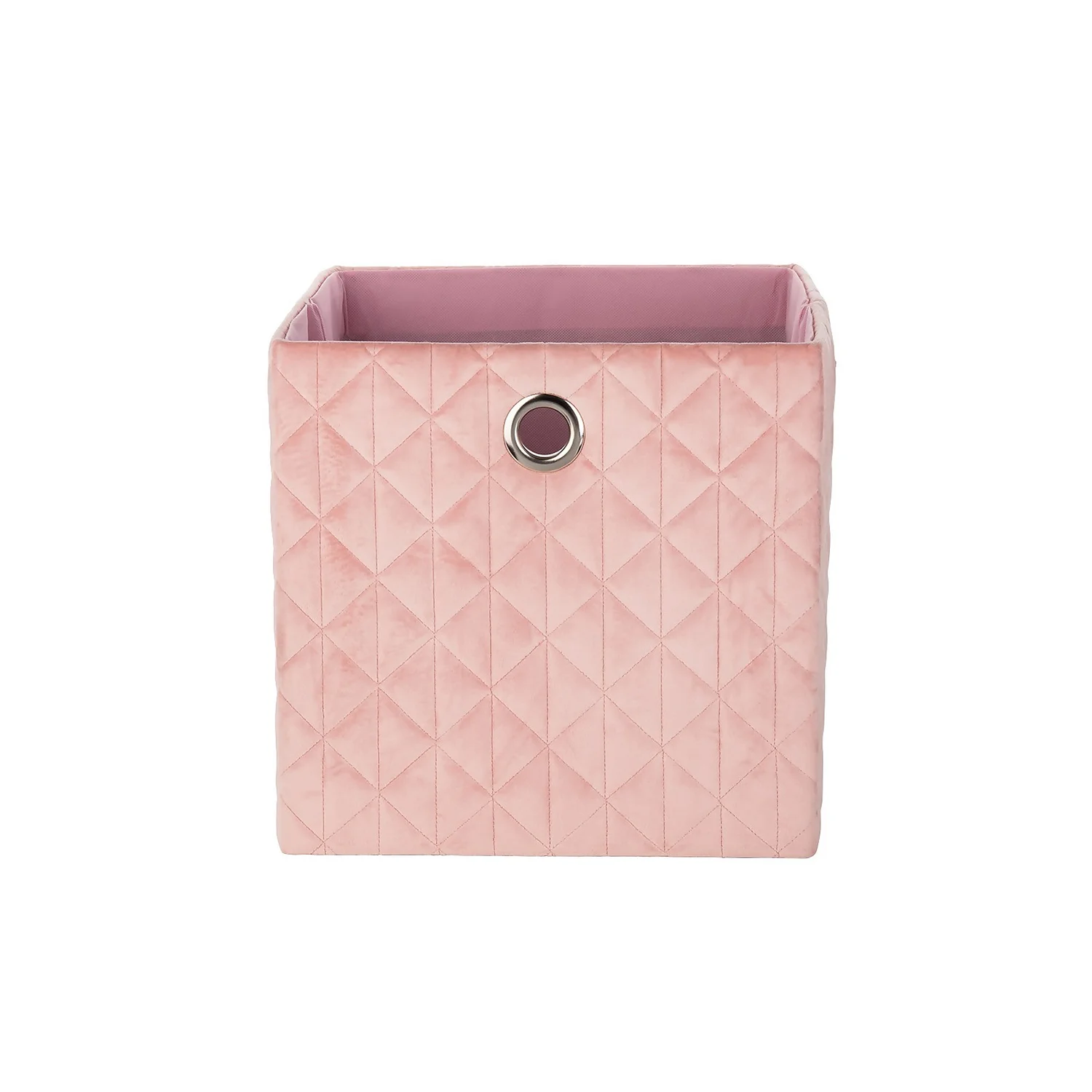 Clever Cube Quilted Velvet Insert - Blush Pink 3 Clever Cube Quilted Velvet Insert - Blush Pink - Image 3