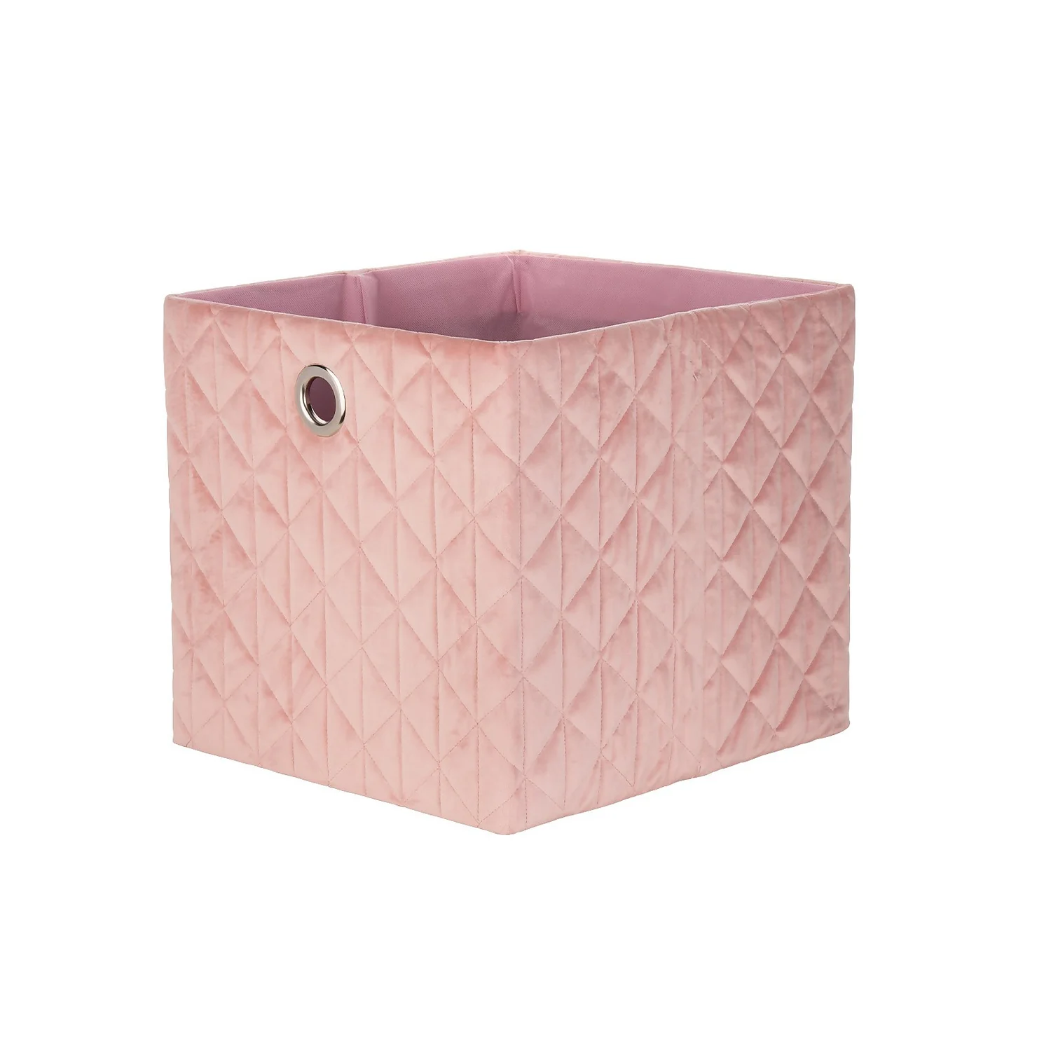 Clever Cube Quilted Velvet Insert - Blush Pink 1 Clever Cube Quilted Velvet Insert - Blush Pink