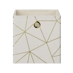 Clever Cube Velvet Geometric Insert - Cream & Gold 7 Clever Cube Velvet Geometric Insert - Cream & Gold -Curver Shop 12932955 1184887877001679