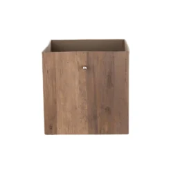 Clever Cube Timber Front Insert - Faux Dark Wood -Curver Shop 12932956 8174900282792578