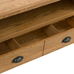 Norbury Corner TV Stand - Oak -Curver Shop 12940834 8884873340679492