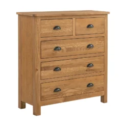 Norbury 5 Drawer Chest - Oak