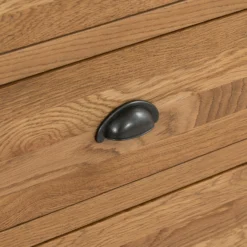 Norbury 5 Drawer Chest - Oak -Curver Shop 12940848 9324873339570077