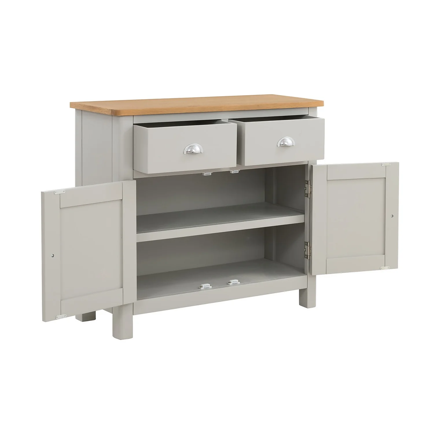 Norbury Small Sideboard - Grey 5 Norbury Small Sideboard - Grey - Image 5