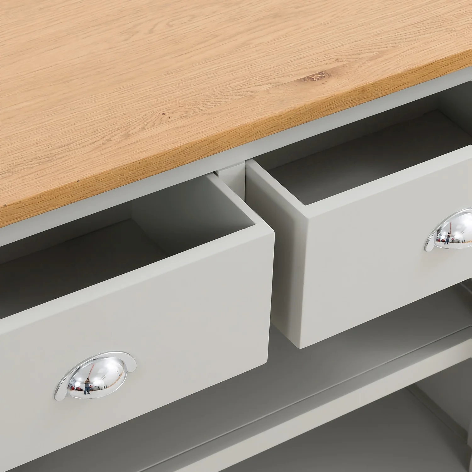 Norbury Small Sideboard - Grey 6 Norbury Small Sideboard - Grey - Image 6