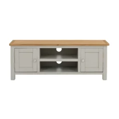 Norbury Wide TV Stand - Grey -Curver Shop 12940856 1854889184040965