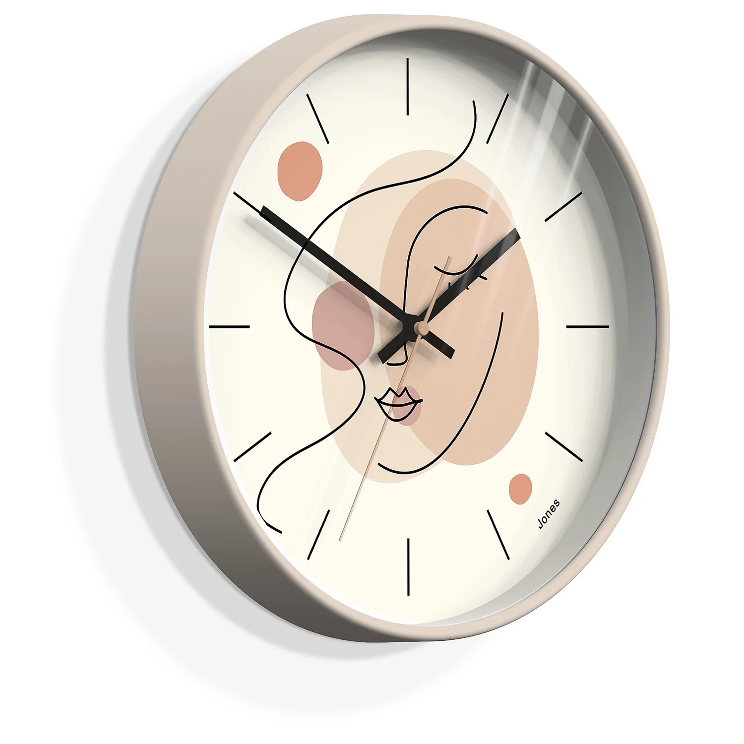 None Jones Aphrodite Clock - Nougat 2 None Jones Aphrodite Clock - Nougat - Image 2