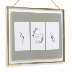 Hanging Metal Frame - 30x40cm - Brushed Brass -Curver Shop 13027970 5644951083141153