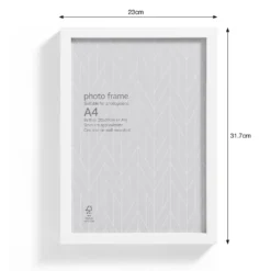 Box Photo Frame - A4 - White -Curver Shop 13027976 2094944153806421