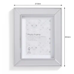 Bevelled Photo Frame 7x5 Silver. 10 Bevelled Photo Frame 7x5 Silver. -Curver Shop 13027992 2134930896310275