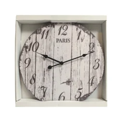 Wood Effect Clock - 40cm 7 Wood Effect Clock - 40cm -Curver Shop 13028004 7974895412573141