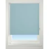 Duck Egg Blue Blackout Roller Blind - 120cm