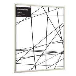Aluminium Photo Frame - 30x40cm - White