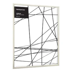Aluminium Photo Frame - 40x50cm - White