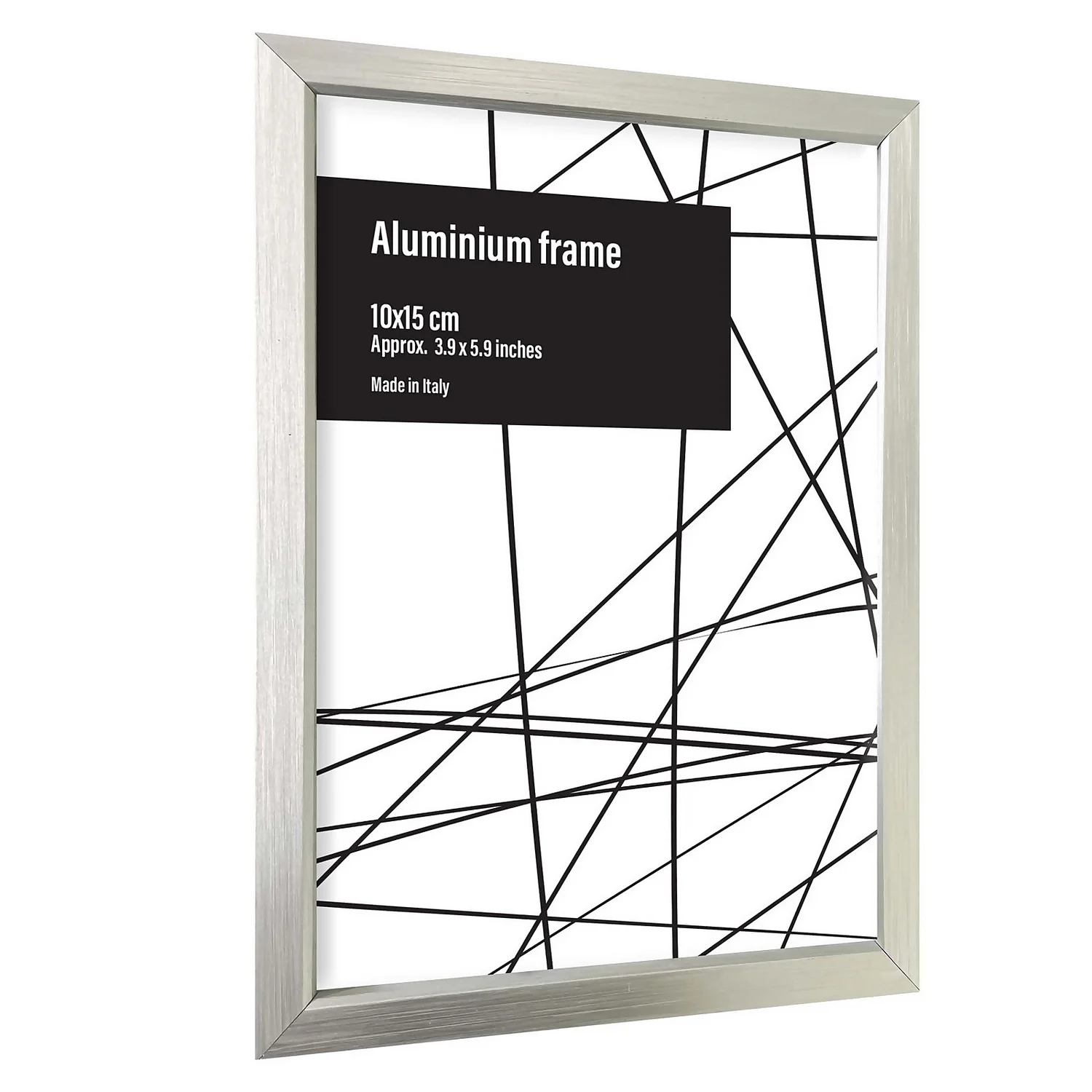 Aluminium Photo Frame - Set Of 2 10x15cm - Silver 1 Aluminium Photo Frame - Set Of 2 10x15cm - Silver