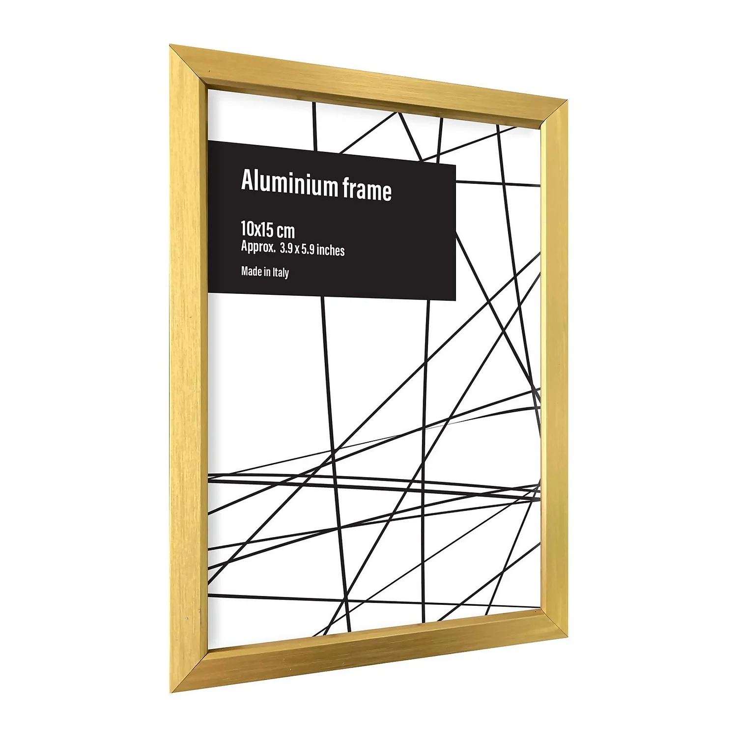 Aluminium Photo Frame - Set Of 2 10x15cm - Gold 1 Aluminium Photo Frame - Set Of 2 10x15cm - Gold