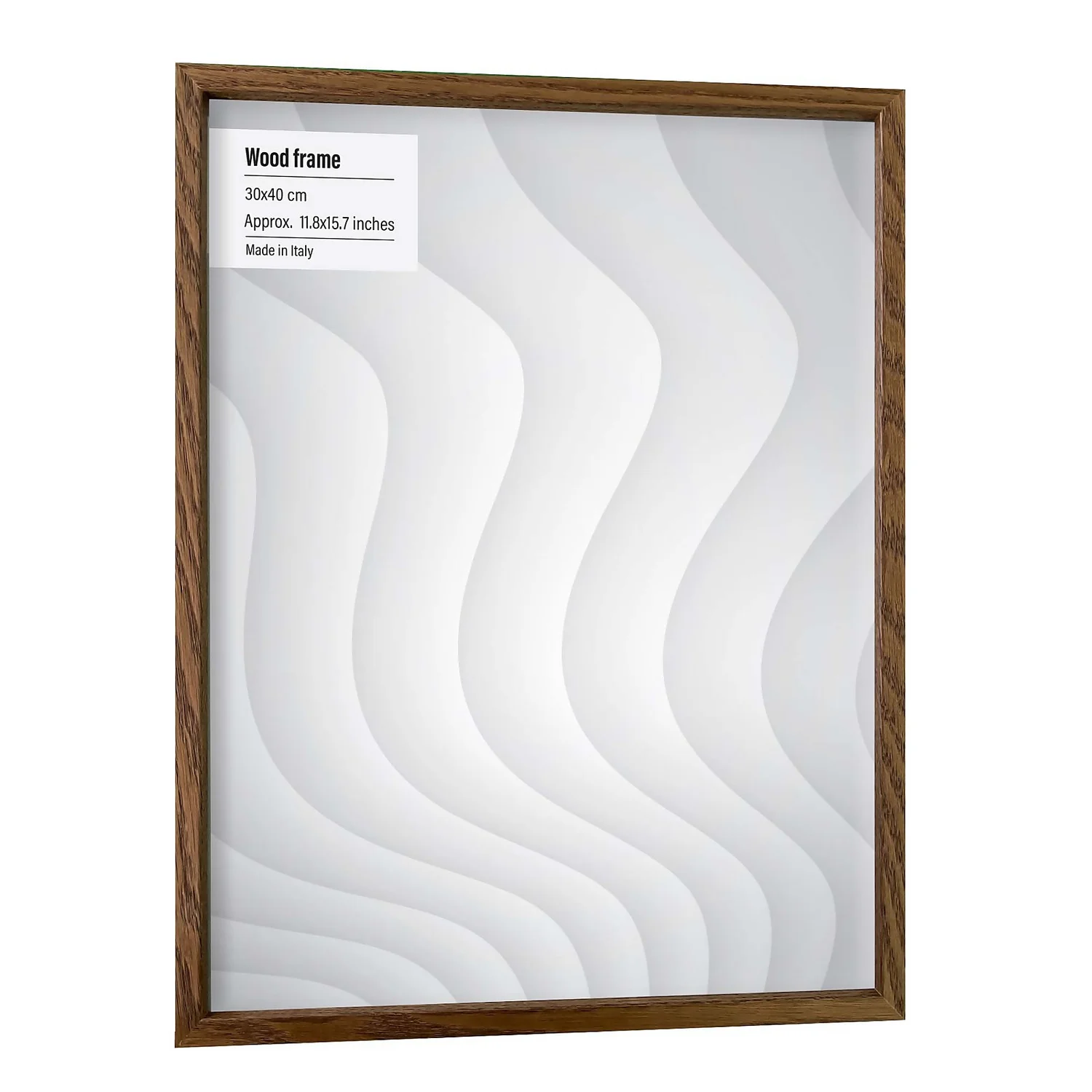 Wood Photo Frame - 30x40cm - Walnut 1 Wood Photo Frame - 30x40cm - Walnut