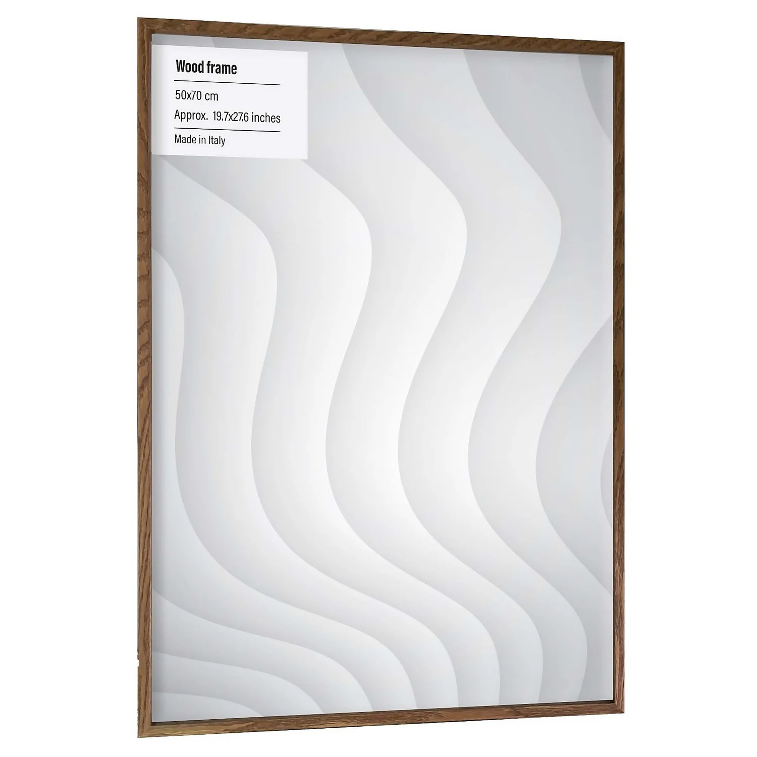 Wood Photo Frame - 50x70cm - Walnut 1 Wood Photo Frame - 50x70cm - Walnut