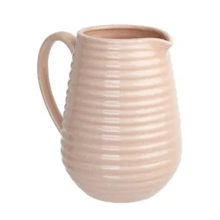 Crackle Effect Ribbed Jug - Blush -Curver Shop 13036266 1894894568147775