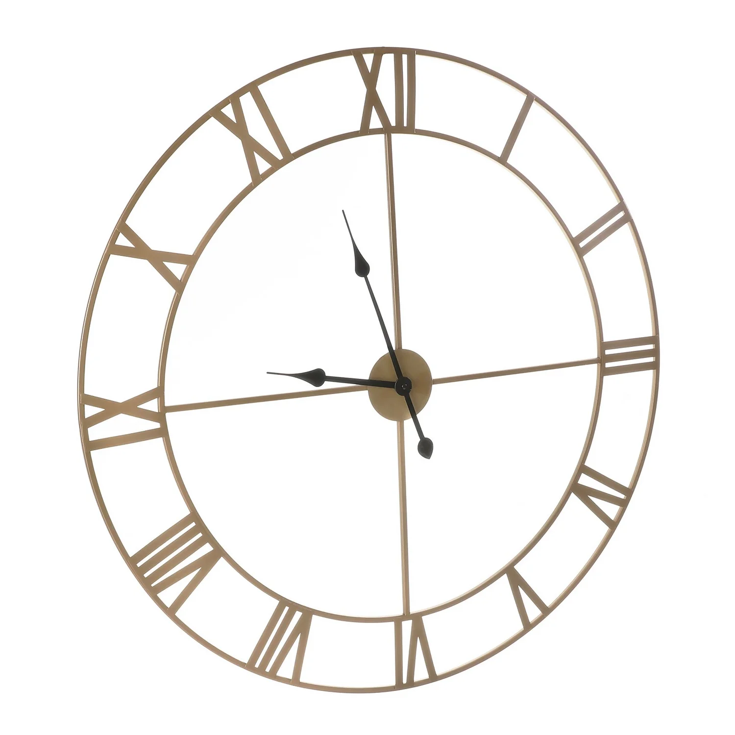 Wall Clock - Gold - 80cm 2 Wall Clock - Gold - 80cm - Image 2