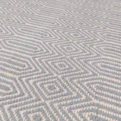Country Geo Rug - Duck Egg - 120x170cm -Curver Shop 13112201 1994874880982509