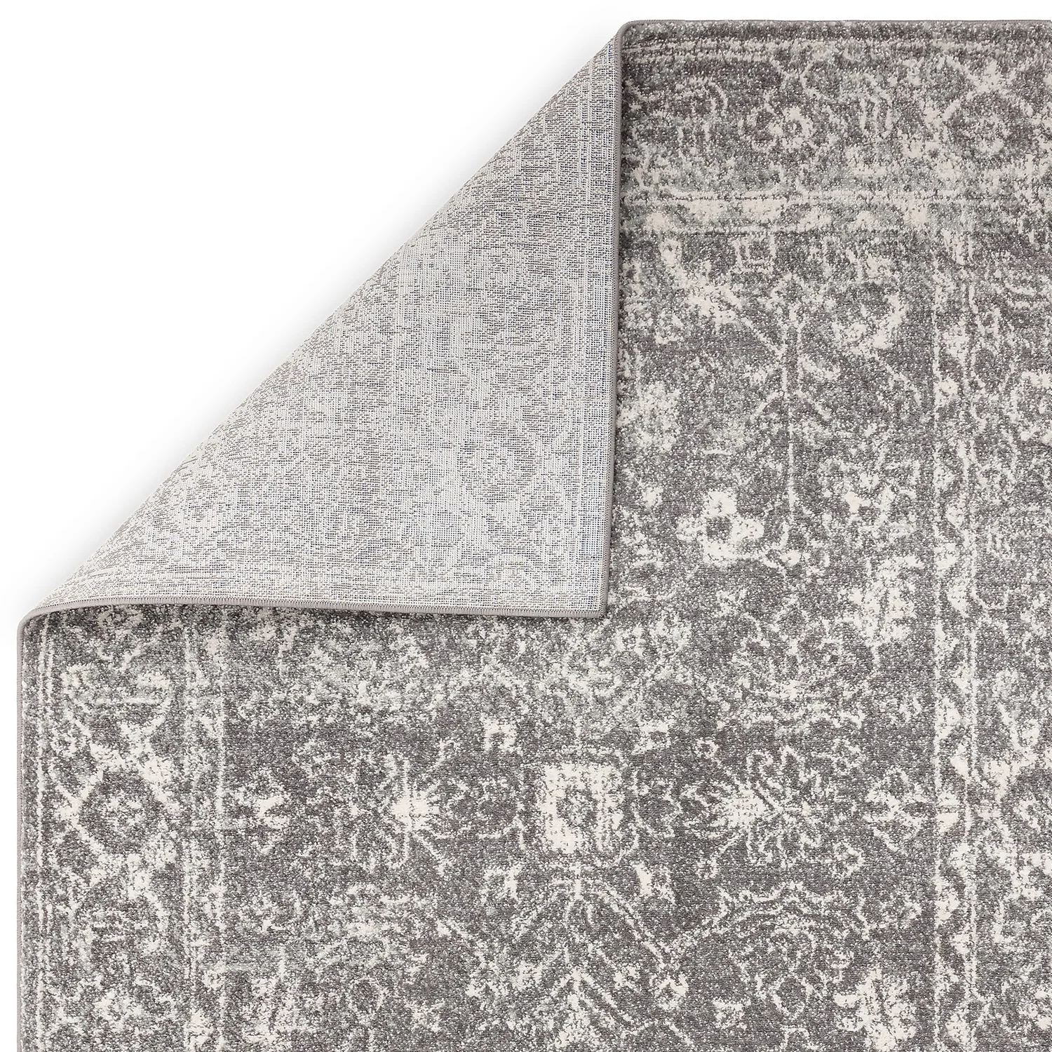 Traditional Rug - Grey - 120x170cm 2 Traditional Rug - Grey - 120x170cm - Image 2