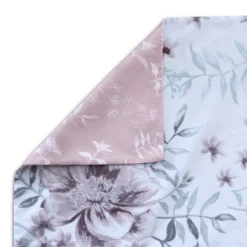 The Willow Manor Easy Care Percale King Duvet Set Peony Posy - Blush & Green -Curver Shop 13116311 6514911948335769