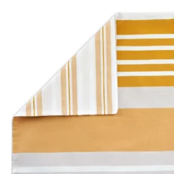 The Willow Manor Easy Care Percale King Duvet Set Metro Stripe - Ochre 5 The Willow Manor Easy Care Percale King Duvet Set Metro Stripe - Ochre -Curver Shop 13116325 1194911948460968
