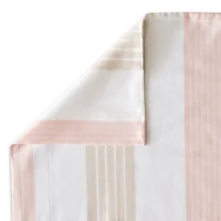 The Willow Manor 100% Cotton Percale Single Duvet Set Oxford Stripe - Blush 5 The Willow Manor 100% Cotton Percale Single Duvet Set Oxford Stripe - Blush -Curver Shop 13116350 1494911949009383