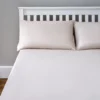 The Willow Manor Easy Care Percale King Fitted Sheet - White