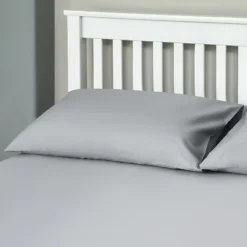 The Willow Manor 100% Cotton Pillowcase Pair - Silver