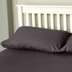 The Willow Manor 100% Cotton Pillowcase Pair - Graphite