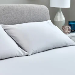 The Willow Manor Egyptian Cotton 300 Thread Count Pillowcase Pair - Grey