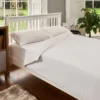 The Willow Manor Easy Care Percale Single Duvet Set - White